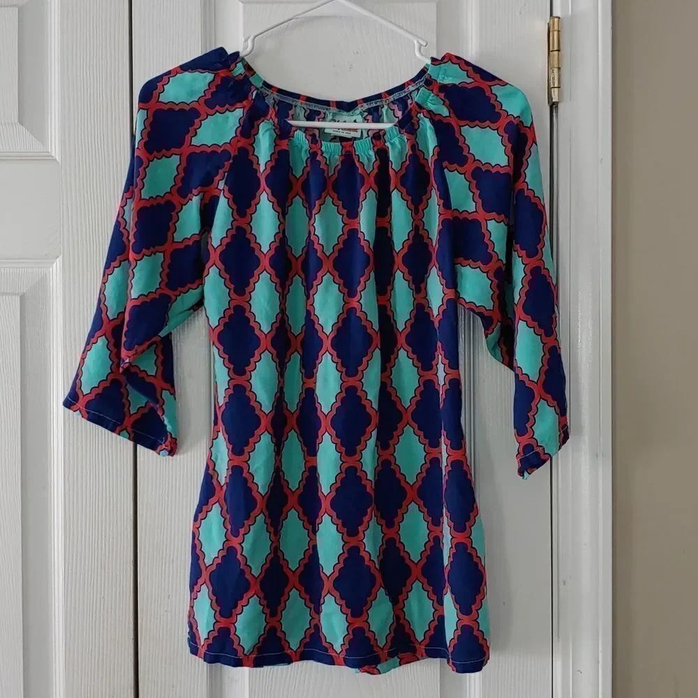 Harley and the Hound print tunic Sz XS